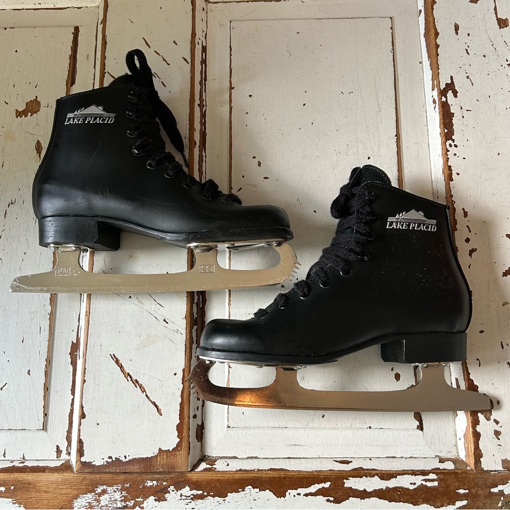 Lake Placid Black Kids Ice Skates
